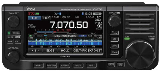 Icom IC-705 Radio with USB-C Upgrade Board